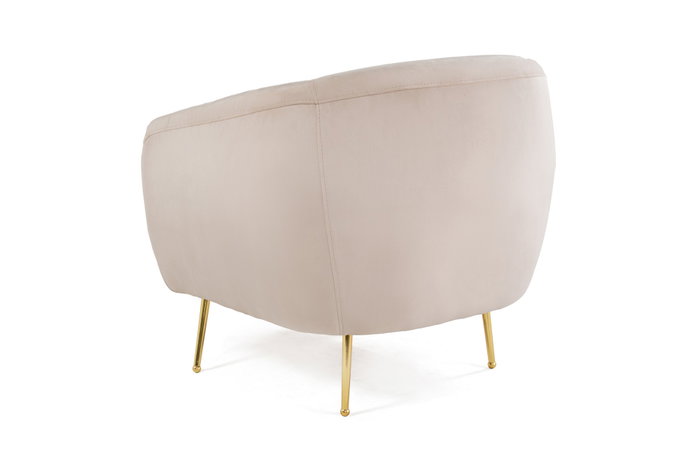 Atelier Del Sofa Sillón Orejero Beige 70x82x82 cm